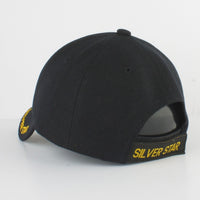 Silver Star Conspicuous Gallantry Shadow Mens Cap [Baseball Cap - Black]