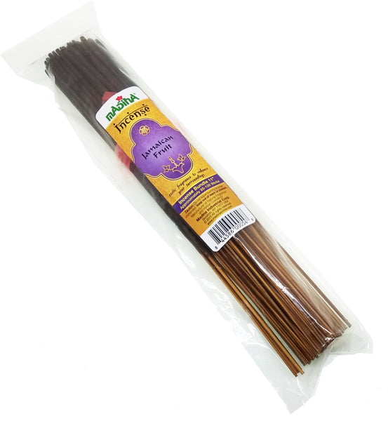 Madina Jamaican Fruit Scented Fragrance Incense Stick Bundle [Brown]