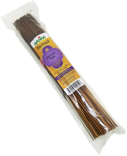 Madina Jasmine - Type Scented Fragrance Incense Stick Bundle [Brown]