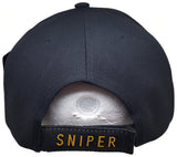 Sniper One Shot One Kill Target Bill Mens Cap [Black]