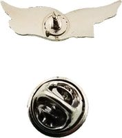 Zeta Phi Beta Dove Cloisonne Lapel Pin [Silver]