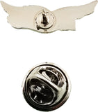 Zeta Phi Beta Dove Cloisonne Lapel Pin [Silver]