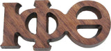 Iota Phi Theta Large Wood Letter Pin [Brown]