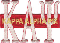 Kappa Alpha Psi Long Bar Iron-On Patch [Cream]