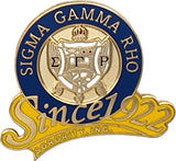 Sigma Gamma Rho Sorority Inc. Since 1922 Lapel Pin [Gold]