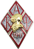 Kappa Alpha Psi K-Diamond 3D Helmet Armor Lapel Pin [Silver]