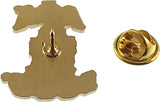 Alpha Phi Alpha 3D Shield Lapel Pin [Gold]