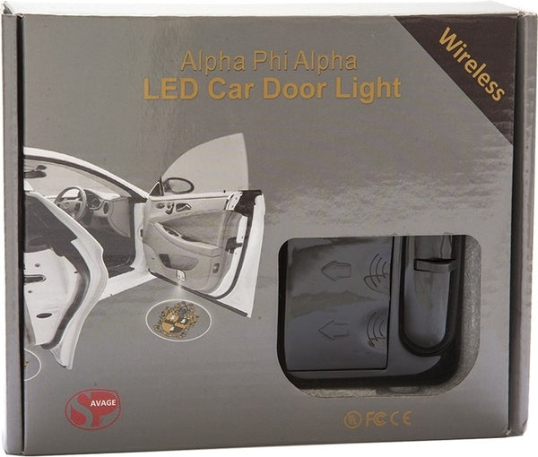 Alpha Phi Alpha LED Car Door Light Set [Black]