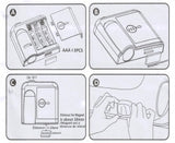 Eastern Star LED Car Door Light Set [Black]