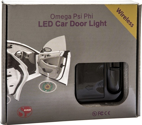 Omega Psi Phi LED Car Door Light Set [Black]