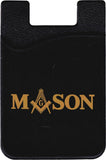 Mason Silicone Cell Phone Wallet [Black]