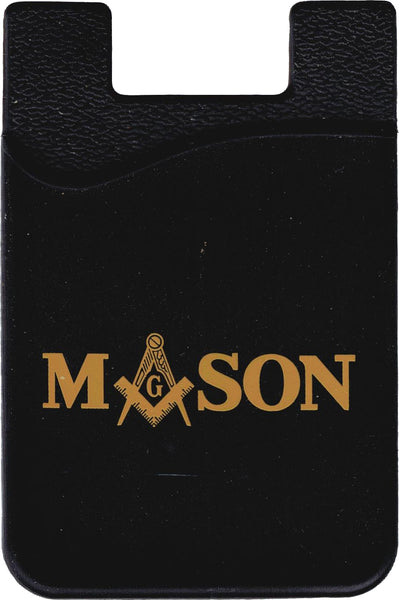 Mason Silicone Cell Phone Wallet [Black]