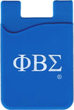 Phi Beta Sigma Silicone Cell Phone Wallet [Blue]