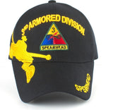 3rd Armored Division Spearhead Shadow Mens Cap [Baseball Cap - Black]