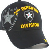 2nd Infantry Division Shadow Mens Cap [Baseball Cap - Black]