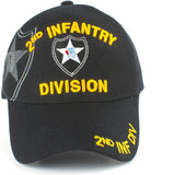 2nd Infantry Division Shadow Mens Cap [Baseball Cap - Black]