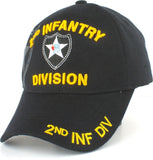 2nd Infantry Division Shadow Mens Cap [Baseball Cap - Black]
