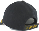2nd Infantry Division Shadow Mens Cap [Baseball Cap - Black]
