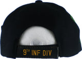9th Infantry Division Side Shadow Mens Cap [Baseball Cap - Black]