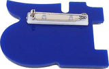 Zeta Phi Beta Acrylic Line #15 Pin [Blue/Silver]