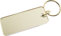 Gamma Sigma Sigma Rose Split Symbol Key Chain [White/Burgundy]