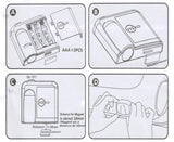 Mason LED Car Door Light Set [Black]