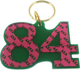 Alpha Kappa Alpha Color Mirror Line #84 Keychain [Green]