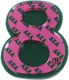 Alpha Kappa Alpha Acrylic Line #8 Mirror Pin [Green/Pink]