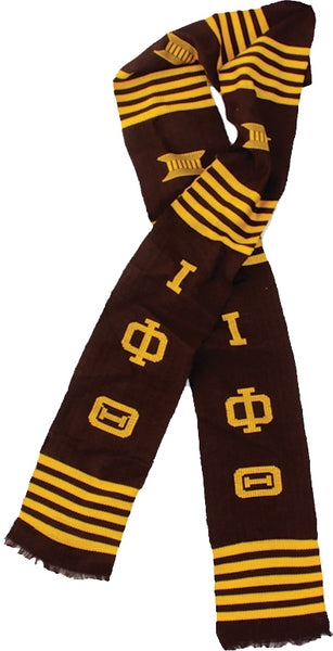 Iota Phi Theta Fraternity Graduation Kente Stole Sash [Brown]