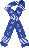 Phi Beta Sigma Fraternity Graduation Kente Stole Sash [Blue]