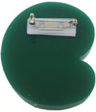 Alpha Kappa Alpha Acrylic Line #9 Mirror Pin [Green/Pink]