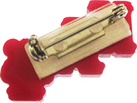 Kappa Alpha Psi Small Acrylic Letter Pin [White]