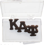 Kappa Alpha Psi Small Wood Letter Pin [Brown]