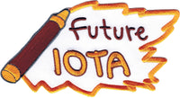 Iota Phi Theta Future Iota Iron-On Patch [White]