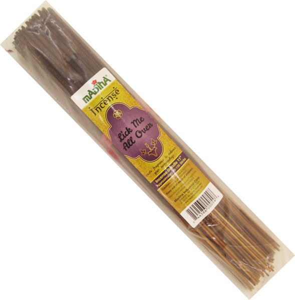 Madina Lick Me All Over Scented Fragrance Incense Stick Bundle [Brown]