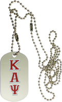 Kappa Alpha Psi Double Sided Dog Tag [Silver]