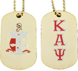 Kappa Alpha Psi Double Sided Dog Tag [Gold]