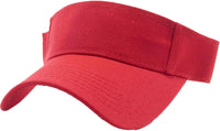 Plain Mens Sun Visor [Red]