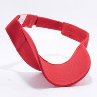 Plain Mens Sun Visor [Red]