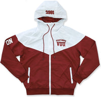 Big Boy Virginia Union Panthers S4 Mens Windbreaker Jacket [Maroon]