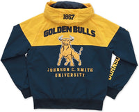 Big Boy Johnson C. Smith Golden Bulls S4 Mens Windbreaker Jacket [Navy Blue]