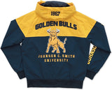 Big Boy Johnson C. Smith Golden Bulls S4 Mens Windbreaker Jacket [Navy Blue]