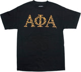 Big Boy Alpha Phi Alpha Graphic Print Divine 9 Mens Tee [Black]