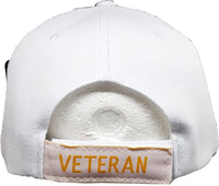 Saigon Vietnam Veteran Proudly Served Mens Cap [White]