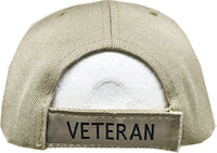 Vietnam Veteran Ribbons With Color Medal Mens Cap [Khaki/Black]