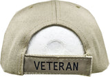 Vietnam Veteran Ribbons With Color Medal Mens Cap [Khaki/Black]