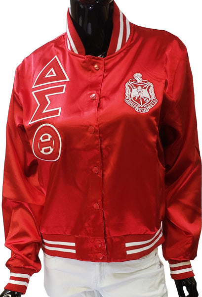 Buffalo Dallas Delta Sigma Theta Satin Jacket [Red]