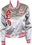 Buffalo Dallas Delta Sigma Theta Satin Jacket [Silver]