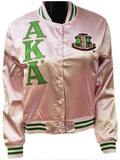 Buffalo Dallas Alpha Kappa Alpha Satin Jacket [Pink]