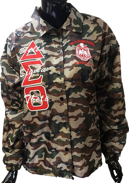 Buffalo Dallas Delta Sigma Theta Camo Crossing Line Jacket [Camouflage]